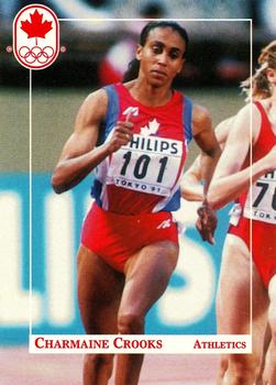 1992 Erin Maxx Summer Olympics Hopefuls #64 Charmaine Crooks Front