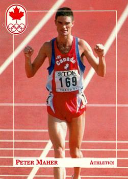 1992 Erin Maxx Summer Olympics Hopefuls #66 Peter Maher Front