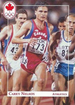 1992 Erin Maxx Summer Olympics Hopefuls #76 Carey Nelson Front