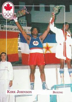 1992 Erin Maxx Summer Olympics Hopefuls #87 Kirk Johnson Front