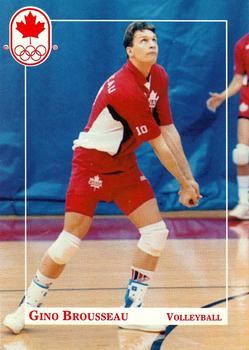1992 Erin Maxx Summer Olympics Hopefuls #127 Gino Brousseau Front