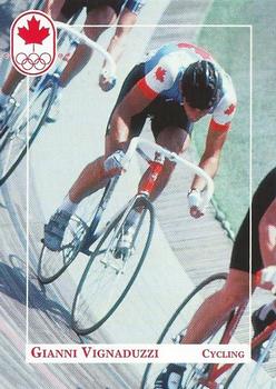 1992 Erin Maxx Summer Olympics Hopefuls #156 Gianni Vignaduzzi Front