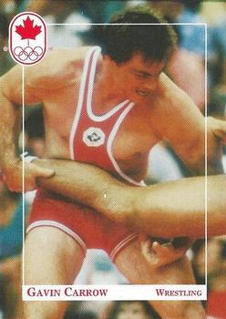 1992 Erin Maxx Summer Olympics Hopefuls #184 Gavin Carrow Front