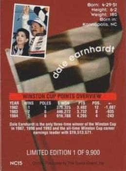 1994 Score Board National - Signed LE #NC15 Dale Earnhardt Back