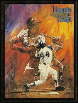 1993-97 Heroes of the Game #3 Hank Aaron Front