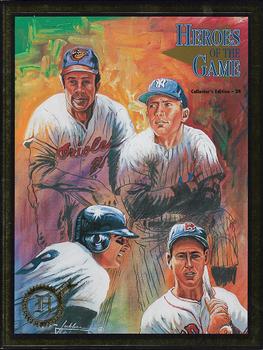1993-97 Heroes of the Game #24 Ted Williams / Mickey Mantle / Frank Robinson / Carl Yastrzemski Front