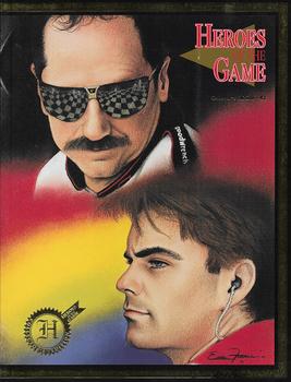 1993-97 Heroes of the Game #42 Jeff Gordon / Dale Earnhardt Front