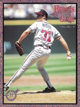 1993-97 Heroes of the Game - Platinum #31 Greg Maddux Front