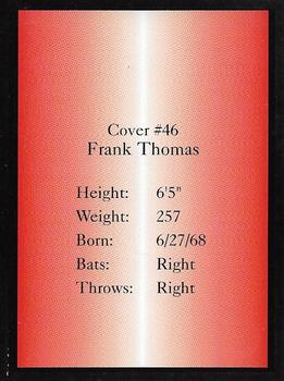 1993-97 Heroes of the Game - Platinum #46 Frank Thomas Back