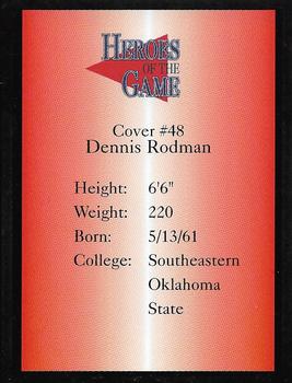 1993-97 Heroes of the Game - Platinum #48 Dennis Rodman Back