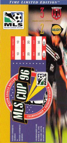 1997 Classic Collectible Time Limited Edition #NNO MLS Cup 96 Front