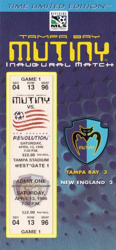 1997 Classic Collectible Time Limited Edition #NNO Tampa Bay Mutiny Front