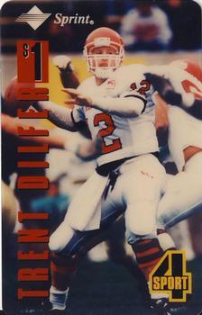 1994 Classic Four Sport - Phone Cards $1 Test Issue #NNO Trent Dilfer Front