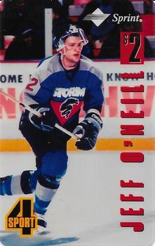 1994 Classic Four Sport - Phone Cards $2 Test Issue #NNO Jeff O'Neill Front