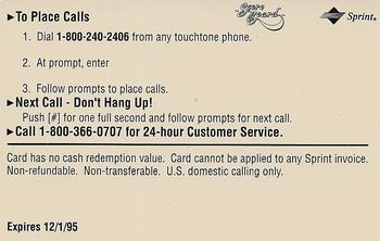 1994 Classic Four Sport - Phone Cards $5 Test Issue #NNO Ed Jovanovski Back
