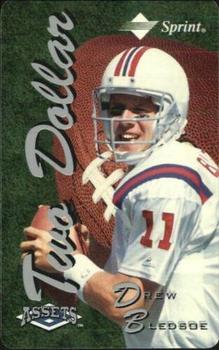 1994-95 Classic Assets - Phone Cards $2 TEST #NNO Drew Bledsoe Front