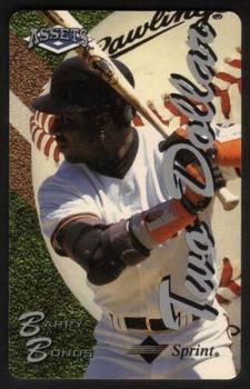 1994-95 Classic Assets - Phone Cards $2 TEST #NNO Barry Bonds Front