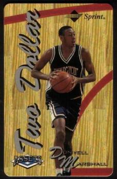 1994-95 Classic Assets - Phone Cards $2 TEST #NNO Donyell Marshall Front