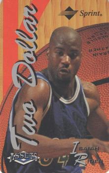 1994-95 Classic Assets - Phone Cards $2 TEST #NNO Isaiah Rider Front