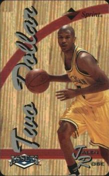 1994-95 Classic Assets - Phone Cards $2 TEST #NNO Jalen Rose Front