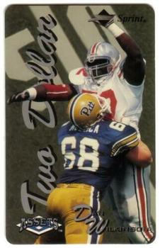 1994-95 Classic Assets - Phone Cards $2 TEST #NNO Dan Wilkinson Front