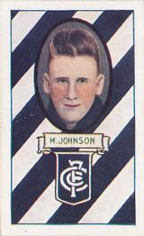 1933 Carreras Turf Personality Series #15 Maurie Johnson Front
