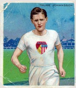 1910 Champion Athletes (C52) #73 Thure Johansson Front