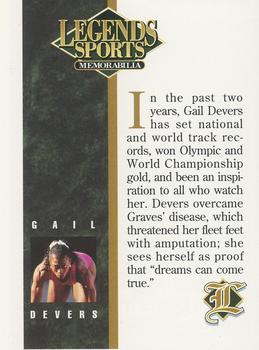 1994 Legends Sports Memorabilia #NNO Gail Devers Back