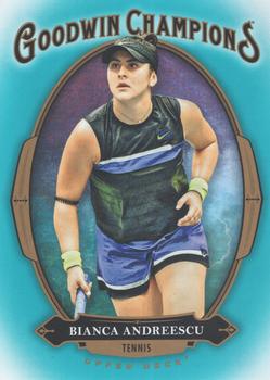 2020 Upper Deck Goodwin Champions - Turquoise #27 Bianca Andreescu Front
