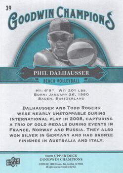 2020 Upper Deck Goodwin Champions - Turquoise #39 Phil Dalhausser Back