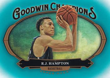 2020 Upper Deck Goodwin Champions - Turquoise #97 R.J. Hampton Front