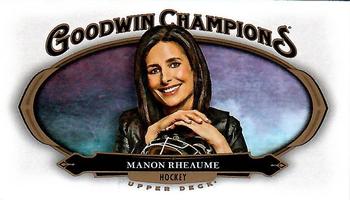 2020 Upper Deck Goodwin Champions - Minis #92 Manon Rheaume Front