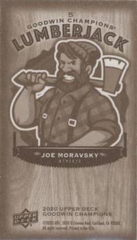 2020 Upper Deck Goodwin Champions - Minis Wood Lumberjack #5 Joe Moravsky Back