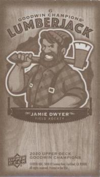 2020 Upper Deck Goodwin Champions - Minis Wood Lumberjack #6 Jamie Dwyer Back