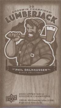 2020 Upper Deck Goodwin Champions - Minis Wood Lumberjack #39 Phil Dalhausser Back