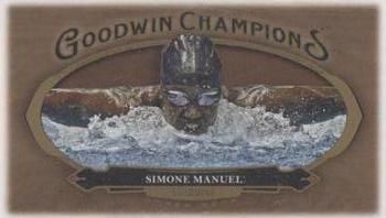 2020 Upper Deck Goodwin Champions - Minis Wood Lumberjack #67 Simone Manuel Front