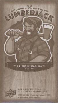 2020 Upper Deck Goodwin Champions - Minis Wood Lumberjack #68 Jaime Munguia Back