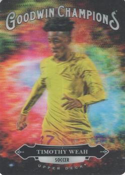 2020 Upper Deck Goodwin Champions - Splash of Color 3-D Lenticulars #115 Timothy Weah Front