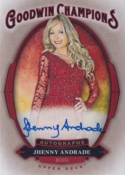 2020 Upper Deck Goodwin Champions - Autographs #A-JA Jhenny Andrade Front