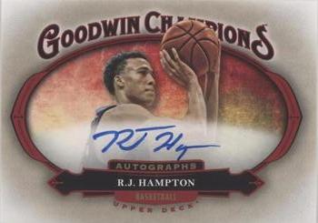 2020 Upper Deck Goodwin Champions - Autographs Horizontal #HA-RH R.J. Hampton Front