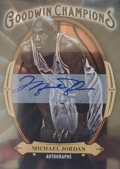 2020 Upper Deck Goodwin Champions - Basketball Retail Exclusives Autographs Black #GB-1 Michael Jordan Front