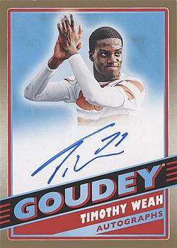 2020 Upper Deck Goodwin Champions - Goudey Autographs #GA-TW Timothy Weah Front