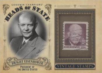 2020 Upper Deck Goodwin Champions - Heads of State Stamp Relics #HS-26 Dwight D. Eisenhower Front