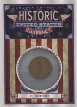 2020 Upper Deck Goodwin Champions - Historic United States Currency Relics #CR-5 Wheat Cent Front