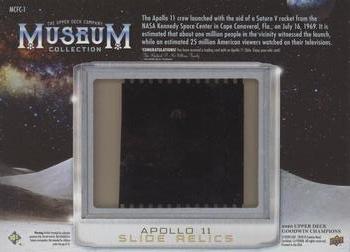 2020 Upper Deck Goodwin Champions - Museum Collection Apollo 11 Film Slide Relics #MCFC-1 Mission to the Moon Launches on July 16th, 1969 Back