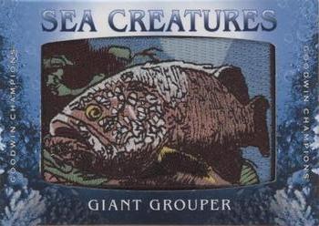 2020 Upper Deck Goodwin Champions - Sea Creatures Manufactured Patches #SC-15 Giant Grouper Front