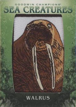 2020 Upper Deck Goodwin Champions - Sea Creatures Manufactured Patches #SC-25 Walrus Front