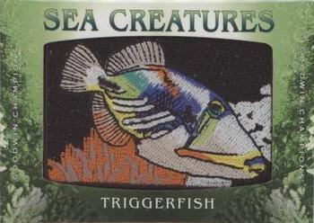 2020 Upper Deck Goodwin Champions - Sea Creatures Manufactured Patches #SC-33 Triggerfish Front