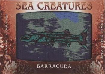 2020 Upper Deck Goodwin Champions - Sea Creatures Manufactured Patches #SC-37 Barracuda Front