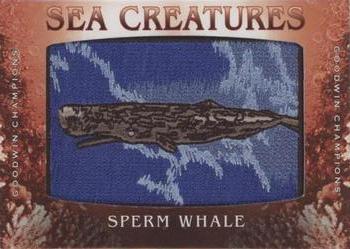 2020 Upper Deck Goodwin Champions - Sea Creatures Manufactured Patches #SC-40 Sperm Whale Front